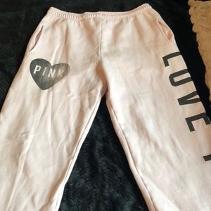 PINK campus sweatpants